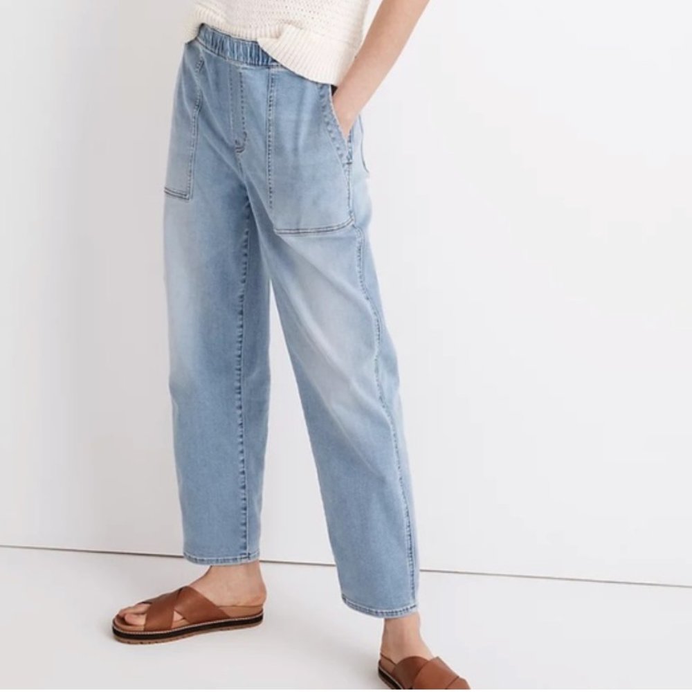 Madewell Relaxed Pull-On Jeans Size M